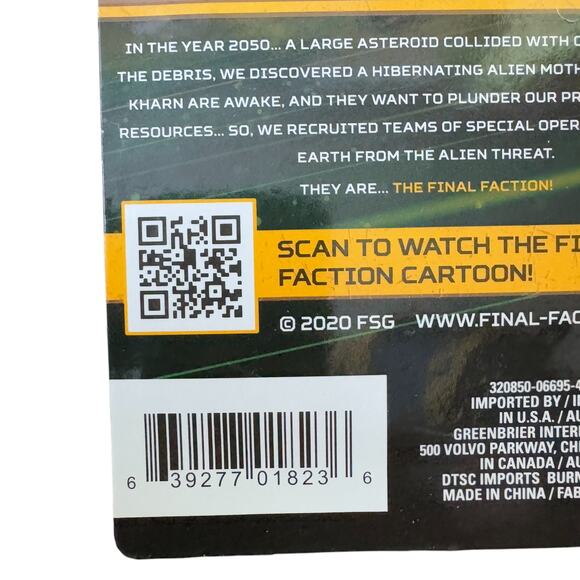 Final‎ Faction Alpha Team 1 Heavy Arms Weapons Pack for Action Figures - Picture 5 of 5